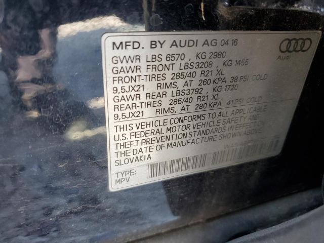 WA1VABF79HD014254 - 2017 AUDI Q7 PRESTIGE 蓝色 照片 13