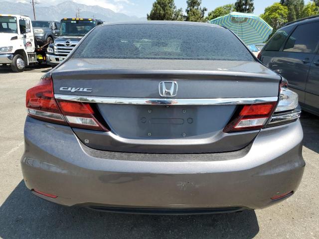 19XFB2F55FE072606 - 2015 HONDA CIVIC LX GRAY photo 6