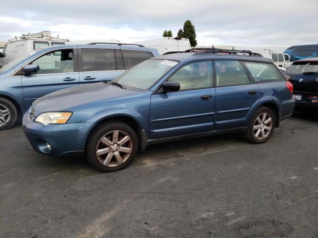 4S4BP61C867336345 - 2006 SUBARU LEGACY OUTBACK 2.5I BLUE photo 1