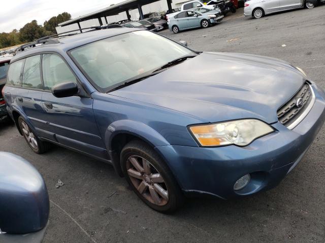 4S4BP61C867336345 - 2006 SUBARU LEGACY OUTBACK 2.5I BLUE photo 4