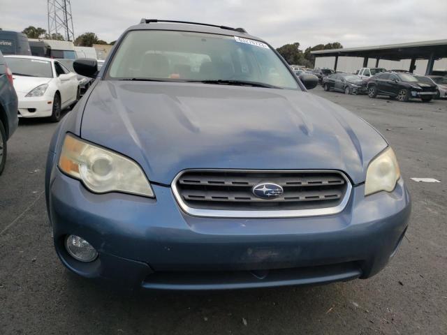 4S4BP61C867336345 - 2006 SUBARU LEGACY OUTBACK 2.5I BLUE photo 5