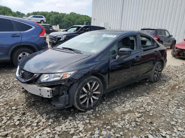 19XFB2F97FE228597 - 2015 HONDA CIVIC EXL შავი ფოტო 1
