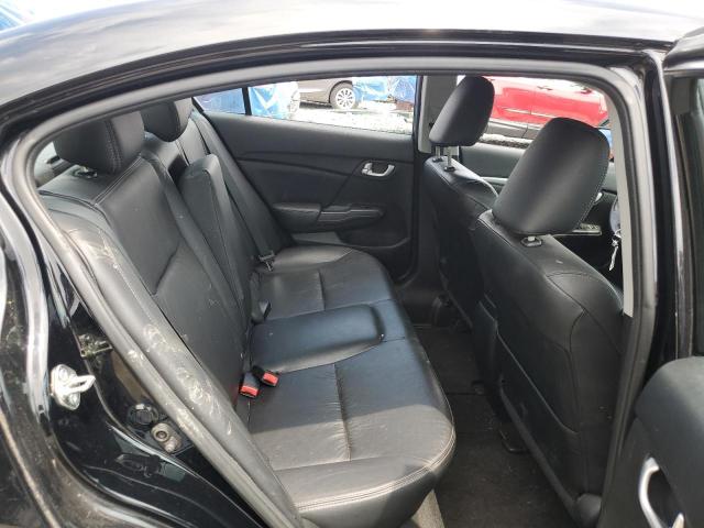 19XFB2F97FE228597 - 2015 HONDA CIVIC EXL შავი ფოტო 10