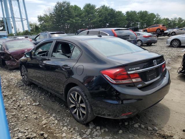 19XFB2F97FE228597 - 2015 HONDA CIVIC EXL შავი ფოტო 2