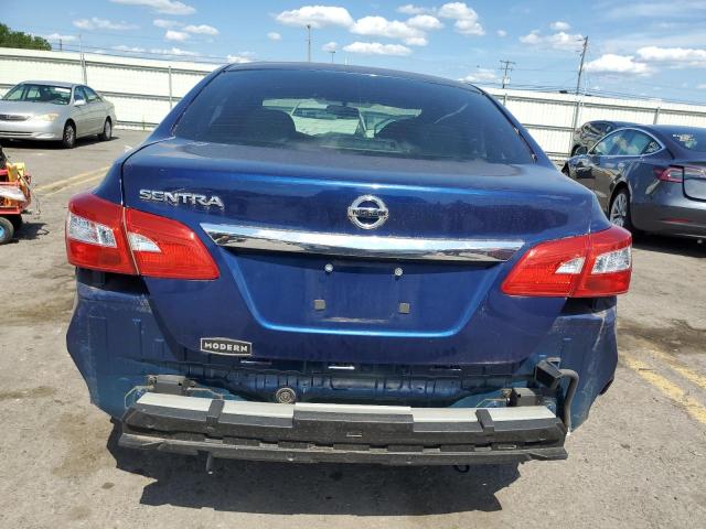 3N1AB7AP1GY210659 - 2016 NISSAN SENTRA S BLUE photo 6