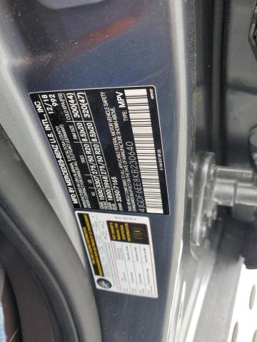 4JGDF6EE8KB230640 - 2019 MERCEDES-BENZ GLS 450 4MATIC GRAY photo 14