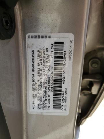 1NXBR32E03Z057851 - 2003 TOYOTA COROLLA CE SILVER photo 12
