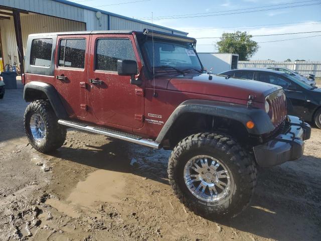 1J4BA3H18AL163252 - 2010 JEEP WRANGLER U SPORT MAROON photo 4