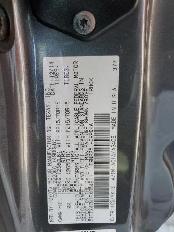 5TFTX4CN1FX054611 - 2015 TOYOTA TACOMA ACCESS CAB Сұр фото 13