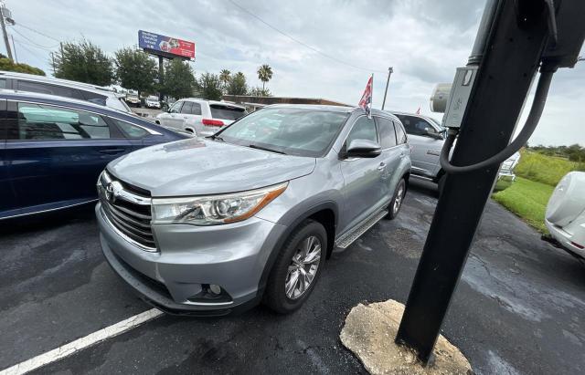 5TDKKRFH0FS088770 - 2015 TOYOTA HIGHLANDER XLE 银色 照片 2