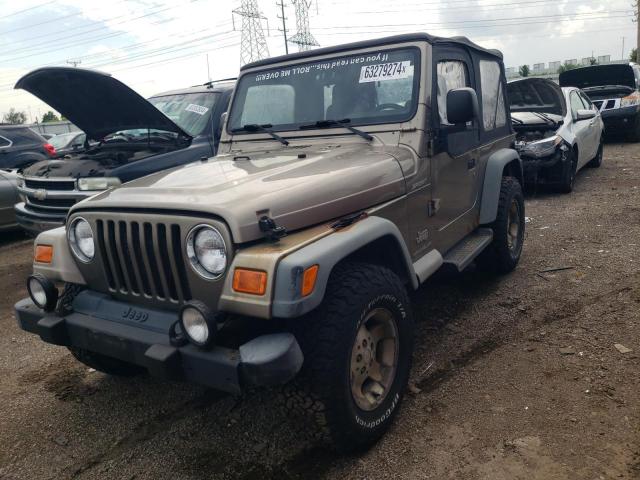 1J4FA49S73P303754 - 2003 JEEP WRANGLER / SPORT BEIGE photo 1