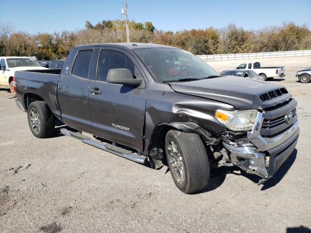 5TFRM5F1XEX072055 - 2014 TOYOTA TUNDRA DOUBLE CAB SR/SR5 GRAY photo 4