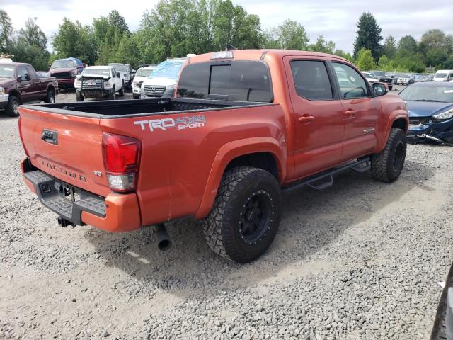 3TMCZ5AN6HM102339 - 2017 TOYOTA TACOMA DOUBLE CAB ORANGE photo 3