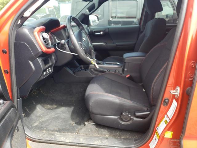 3TMCZ5AN6HM102339 - 2017 TOYOTA TACOMA DOUBLE CAB ORANGE photo 7