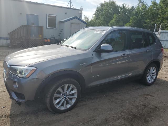 5UXWX9C37H0W71756 - 2017 BMW X3 XDRIVE28I GRAY photo 1