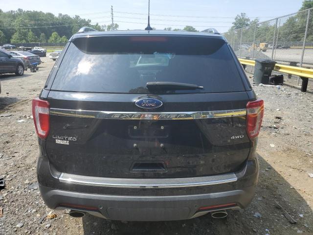 1FM5K8F82JGC03438 - 2018 FORD EXPLORER LIMITED BLACK photo 6