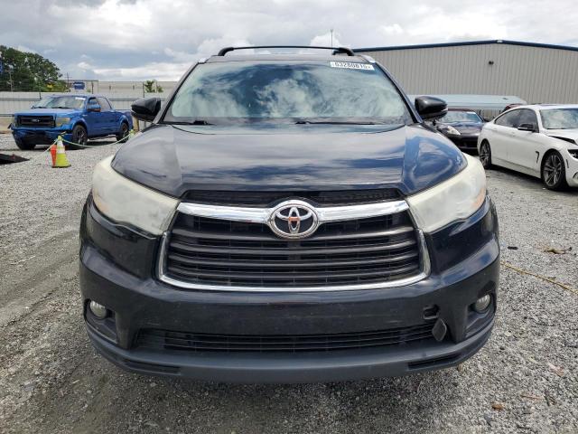 5TDJKRFH8ES069281 - 2014 TOYOTA HIGHLANDER XLE შავი ფოტო 5