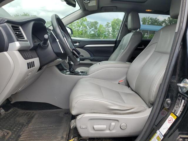 5TDJKRFH8ES069281 - 2014 TOYOTA HIGHLANDER XLE შავი ფოტო 7