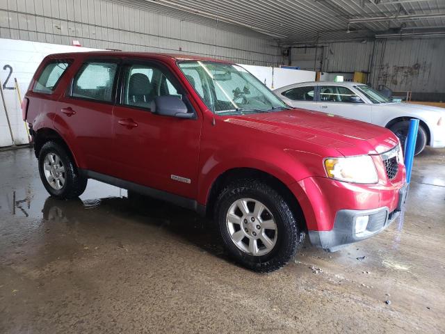 4F2CZ92Z08KM26385 - 2008 MAZDA TRIBUTE I RED photo 4