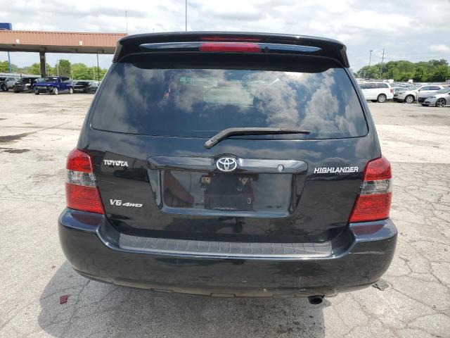 JTEEP21A870192309 - 2007 TOYOTA HIGHLANDER SPORT BLACK photo 6