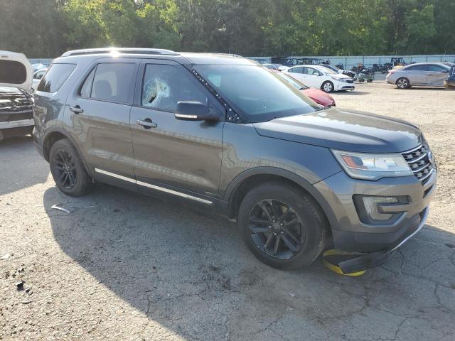 1FM5K7DH9GGB35385 - 2016 FORD EXPLORER XLT GRAY photo 4