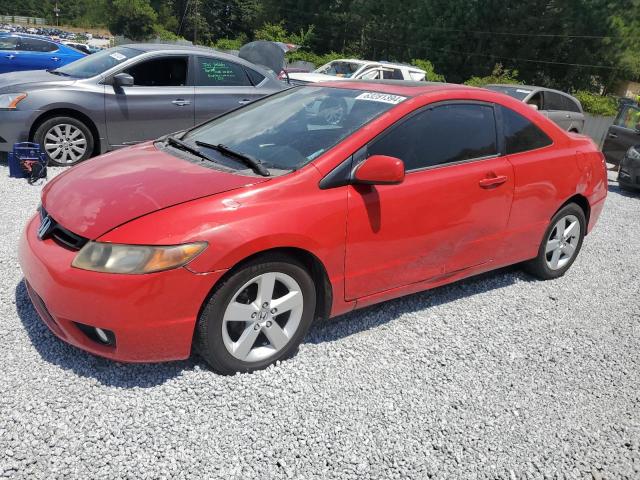 2HGFG12896H534618 - 2006 HONDA CIVIC EX RED photo 1