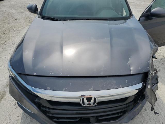 1HGCV3F1XJA009107 - 2018 HONDA ACCORD HYBRID GRAY photo 11