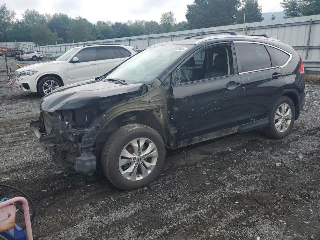 5J6RM4H74DL057658 - 2013 HONDA CR-V EXL BLACK photo 1