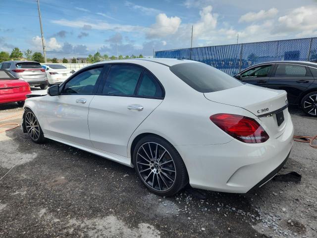 55SWF8DB2KU302153 - 2019 MERCEDES-BENZ C 300 თეთრი ფოტო 2