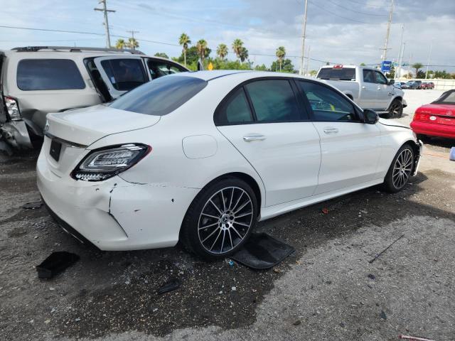 55SWF8DB2KU302153 - 2019 MERCEDES-BENZ C 300 თეთრი ფოტო 3
