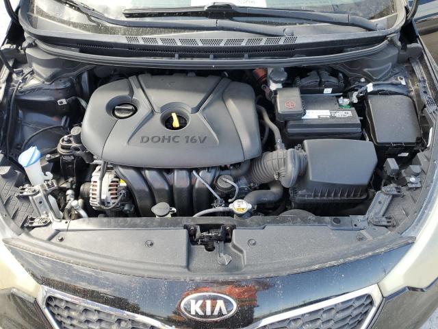 KNAFX4A60E5135938 - 2014 KIA FORTE LX BLACK photo 11