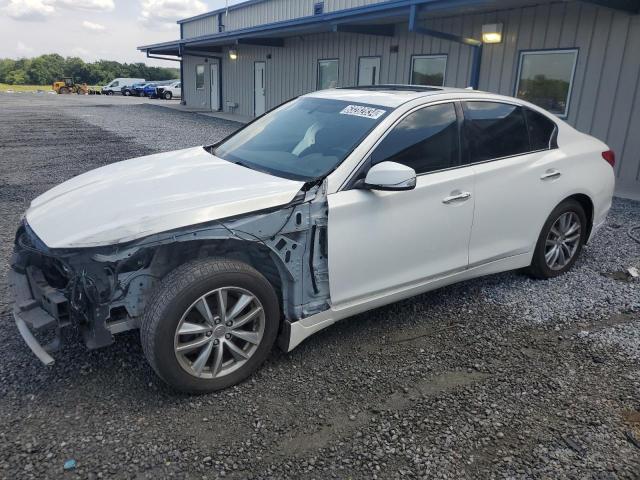 JN1BV7AR0EM703780 - 2014 INFINITI Q50 BASE WHITE photo 1