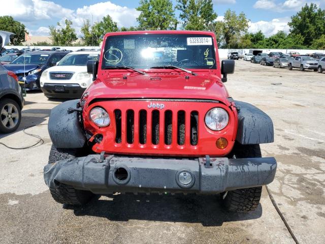 1J4GA39158L546600 - 2008 JEEP WRANGLER U X RED photo 5