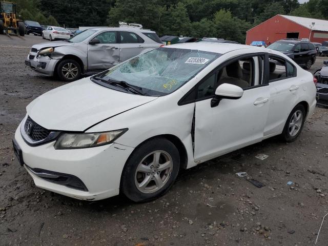 19XFB5F56EE000572 - 2014 HONDA CIVIC NATURAL GAS WHITE photo 1