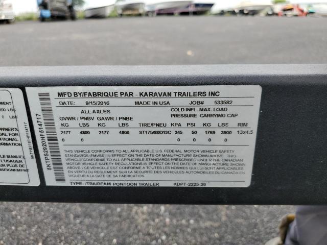 5KTPS2920HF514717 - 2017 PONTIAC TRAILER BLACK photo 10