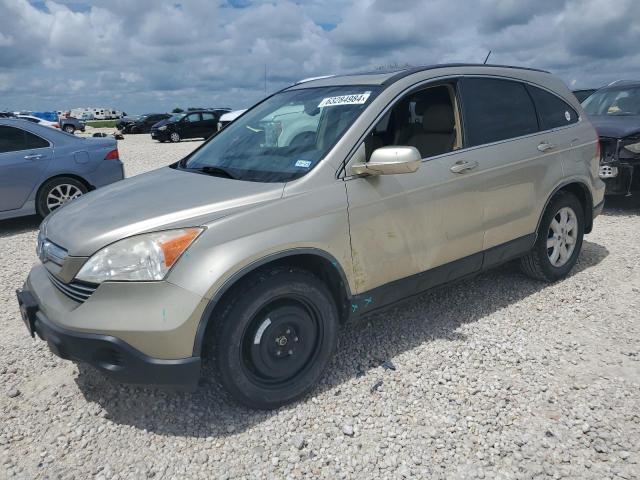 JHLRE38739C004697 - 2009 HONDA CR-V EXL BEIGE photo 1