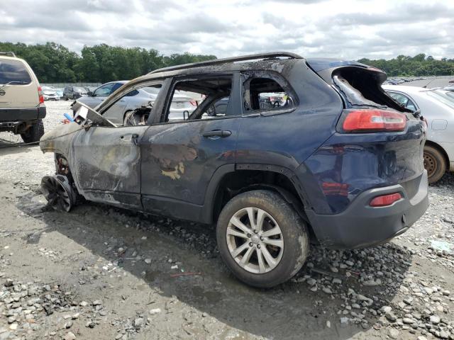 1C4PJLAB1FW707126 - 2015 JEEP CHEROKEE SPORT BLUE photo 2