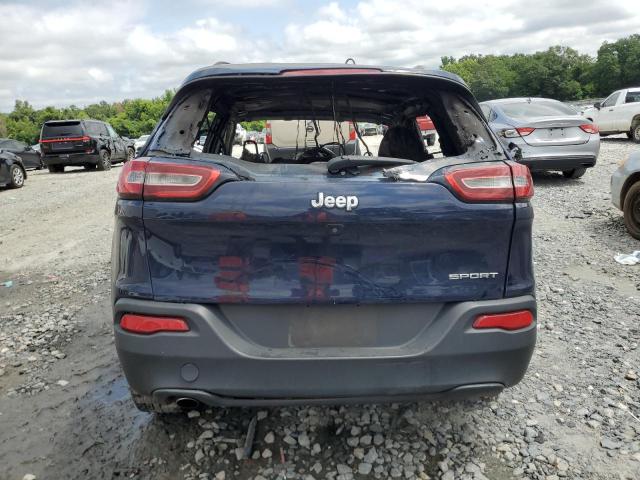 1C4PJLAB1FW707126 - 2015 JEEP CHEROKEE SPORT BLUE photo 6