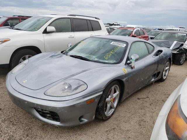 ZFFYU51AXY0121160 - 2000 FERRARI 360 MODENA GRAY photo 2