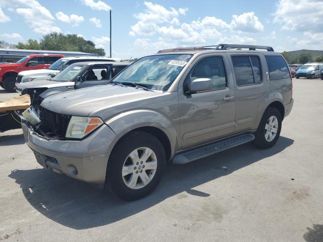 5N1AR18U17C635448 - 2007 NISSAN PATHFINDER LE TAN photo 1