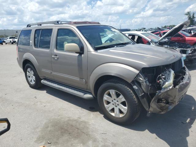 5N1AR18U17C635448 - 2007 NISSAN PATHFINDER LE TAN photo 4