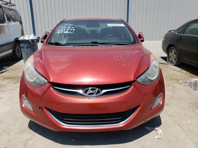 KMHDH4AE0DU741013 - 2013 HYUNDAI ELANTRA GLS BURGUNDY photo 5