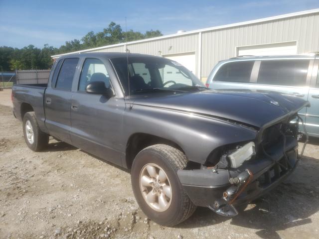 1D7HL38X93S228333 - 2003 DODGE DAKOTA QUAD SPORT GRAY photo 1