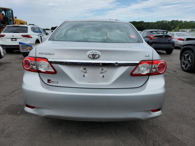 2T1BU4EE4BC731547 - 2011 TOYOTA CORROLLA BASE SILVER photo 6