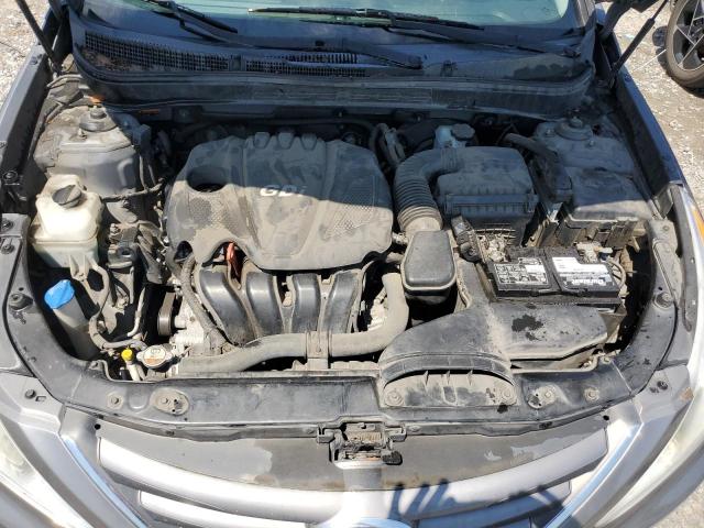 5NPEB4AC3EH867516 - 2014 HYUNDAI SONATA GLS GRAY photo 11