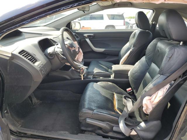 2HGFG12958H566199 - 2008 HONDA CIVIC EXL BLACK photo 7