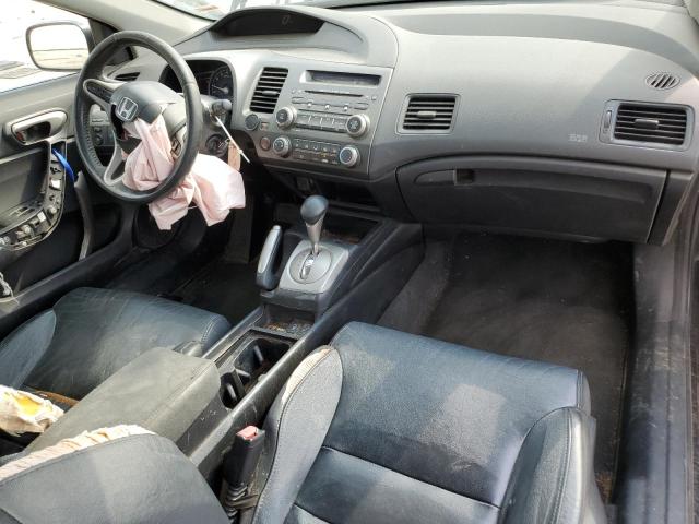 2HGFG12958H566199 - 2008 HONDA CIVIC EXL BLACK photo 8