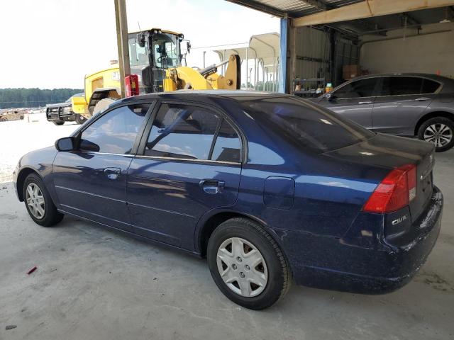 2HGES16593H607265 - 2003 HONDA CIVIC LX BLUE photo 2