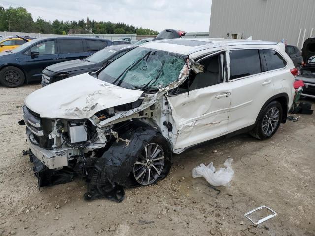 5TDJZRFH3KS589153 - 2019 TOYOTA HIGHLANDER SE WHITE photo 1