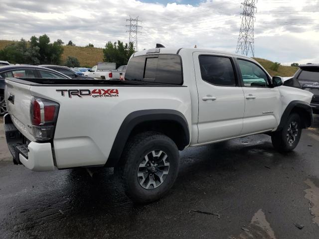 3TMCZ5AN7MM448233 - 2021 TOYOTA TACOMA DOUBLE CAB WHITE photo 3